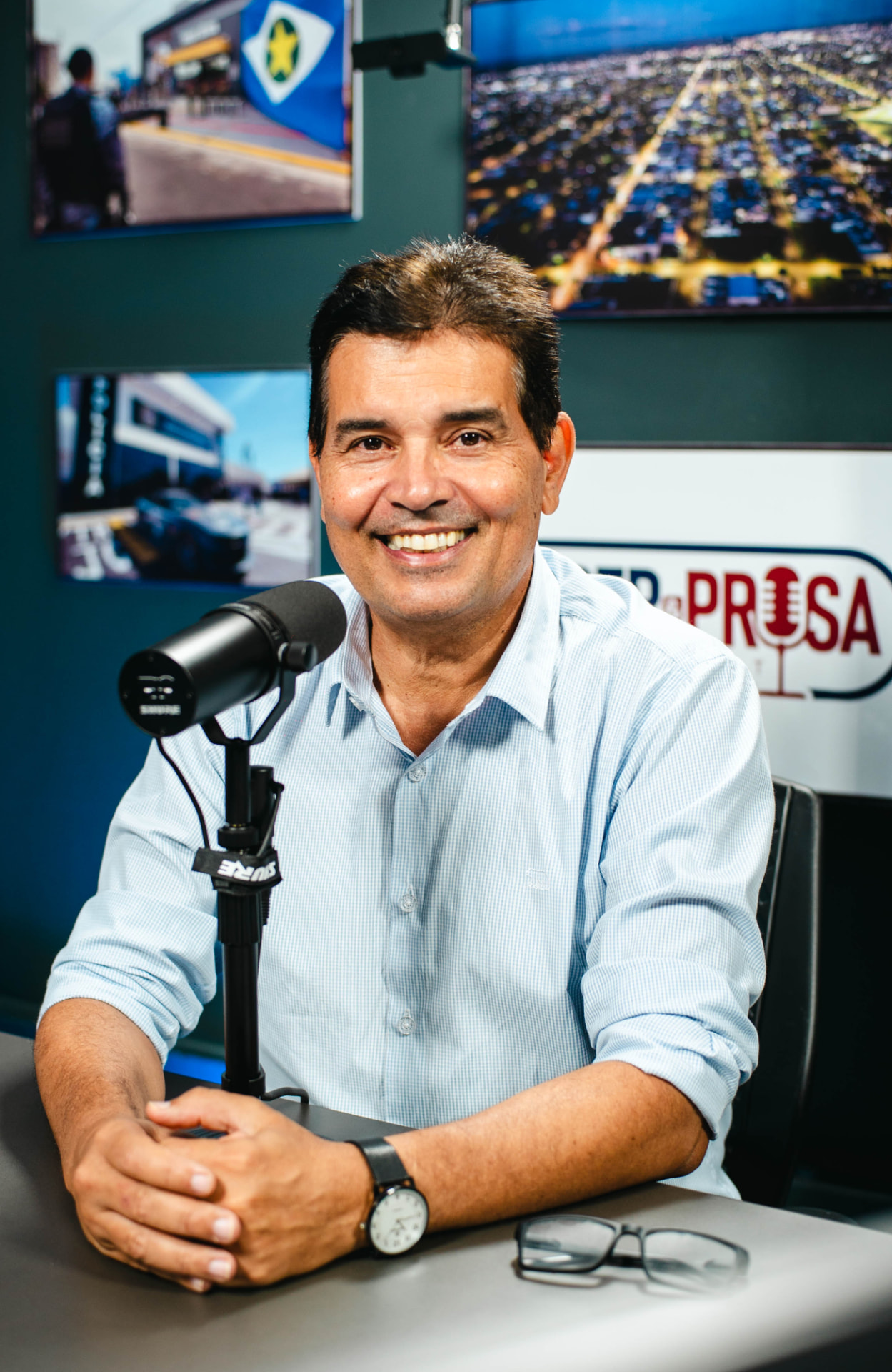 Miro Ribeiro, apresentador do Poder & Prosa
