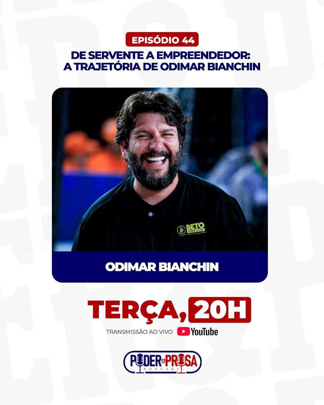 De servente a empreendedor: a trajetória de Odimar Bianchin